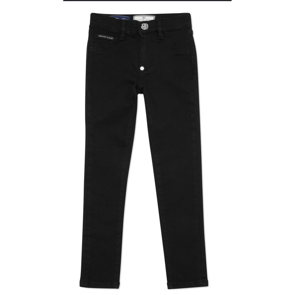 Philipp Plein Women's Black Jegging  Jaguar Size 28 NWT